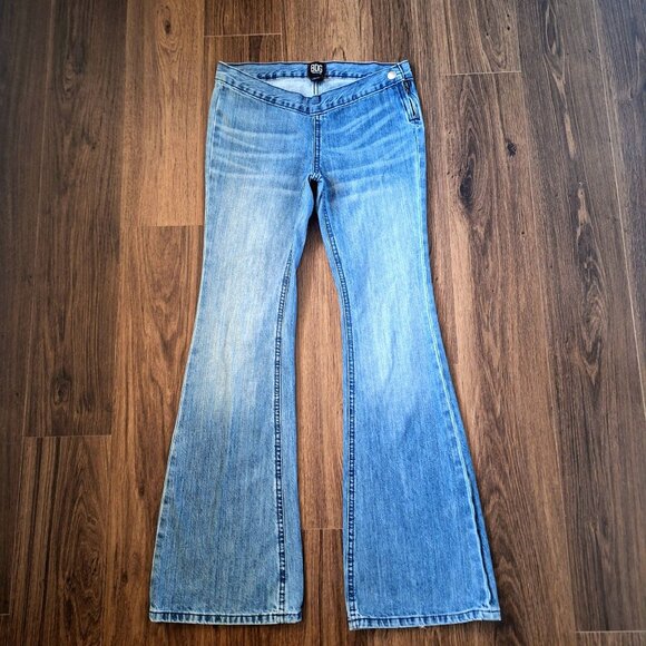 💙 BDG Flare Low Rise Denim Jeans Size 28 Y2K 2000s Western Coastal Cowgirl - Picture 7 of 7